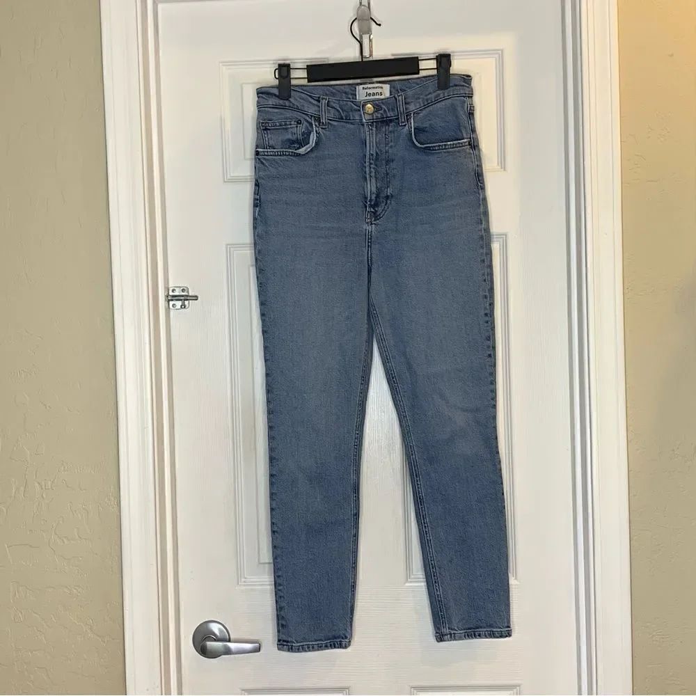 Reformation High Rise Skinny Jeans Syracuse Wash Size 29